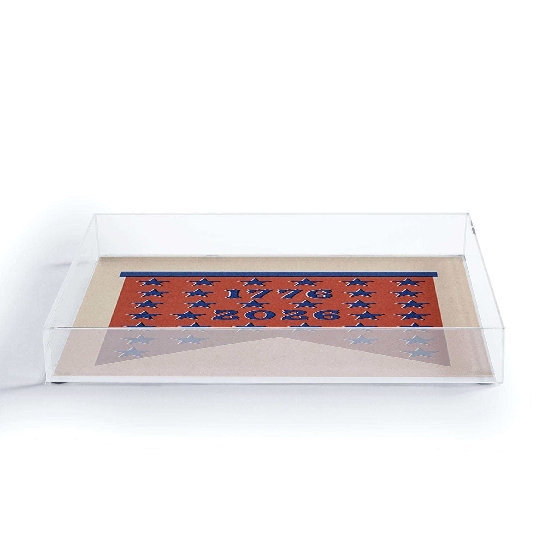 DENY Designs Star Banner Acrylic Tray