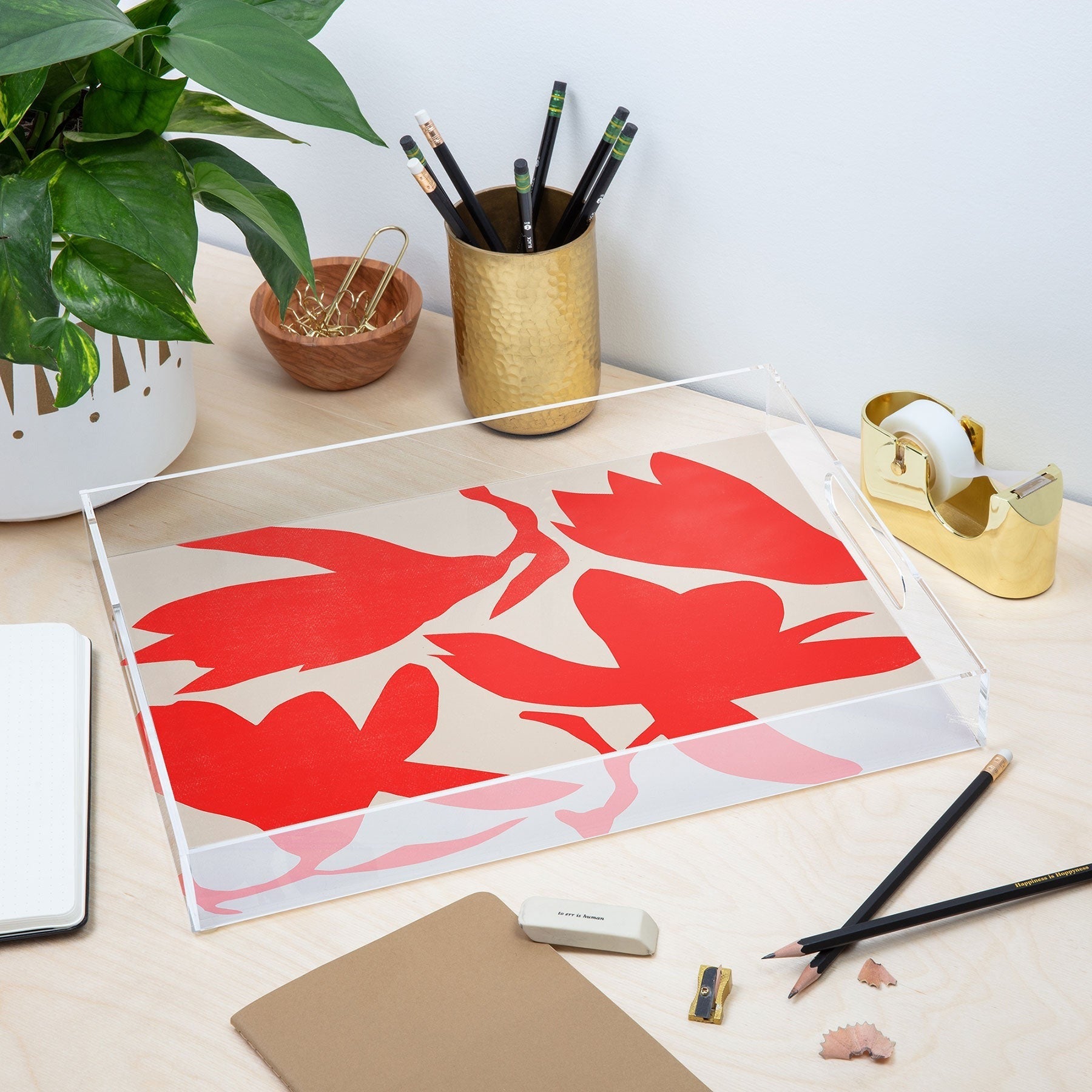 Garima Dhawan magnolia 12 Acrylic Tray