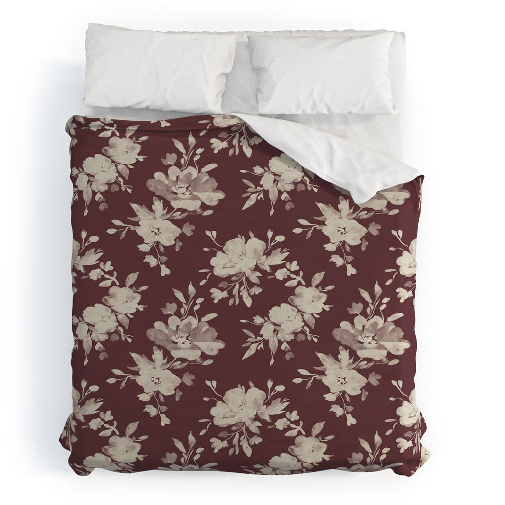 Marta Barragan Camarasa Antique Petal Romance Duvet Cover