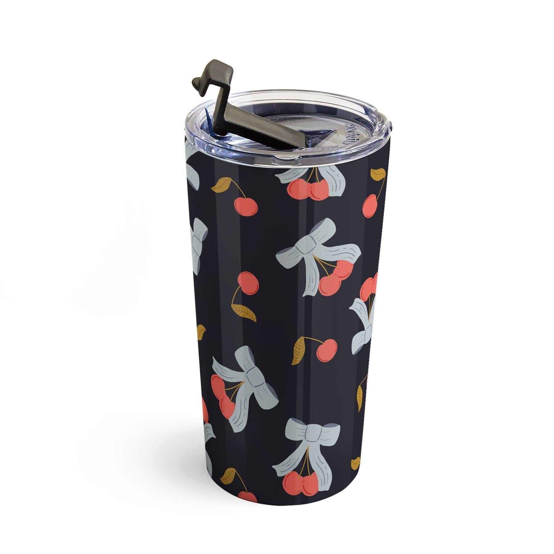 Jennifer Labre Cherries and Bows Travel Mug