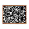 Jennifer Labre Wild Zebra Rectangular Tray