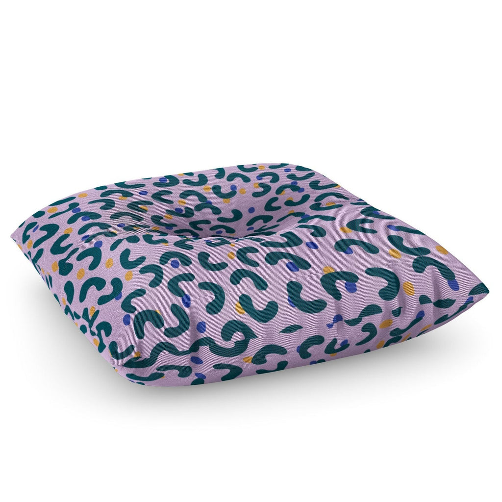 Camilla Foss Pebbles Mix Floor Pillow Square