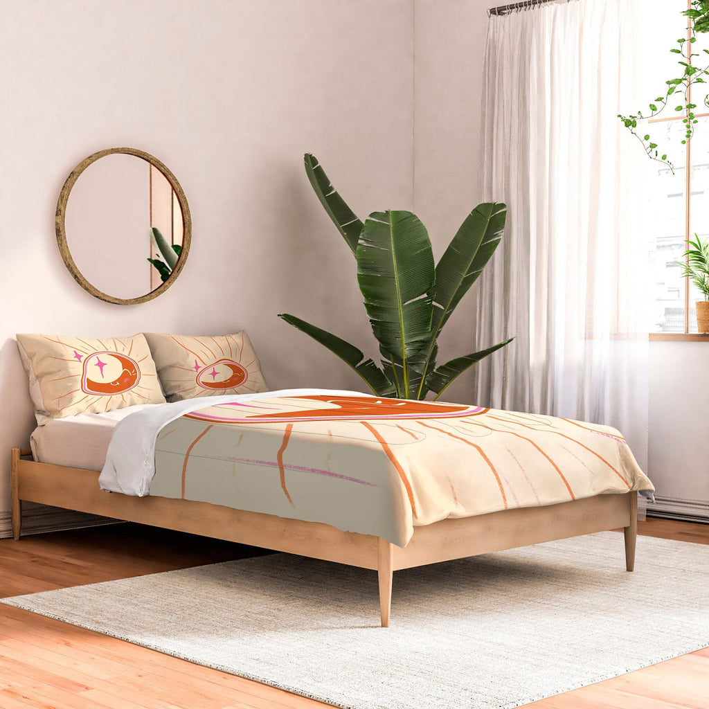 Little Om Celestial Moon cream Comforter