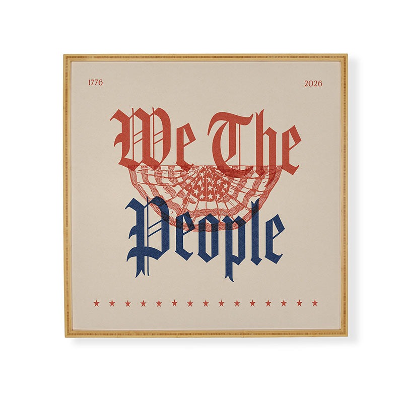 DENY Designs We The People ii Framed Wall Art