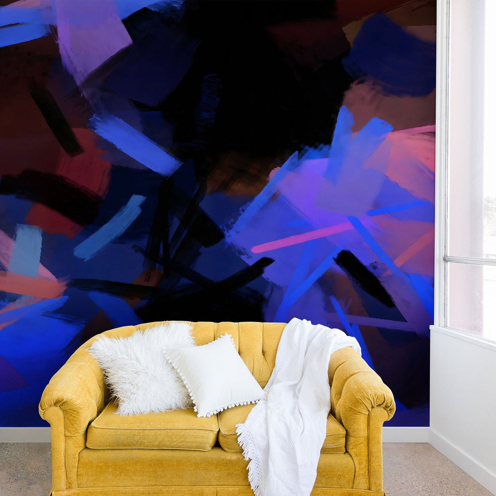 83 Oranges Midnight Sparks Wall Mural