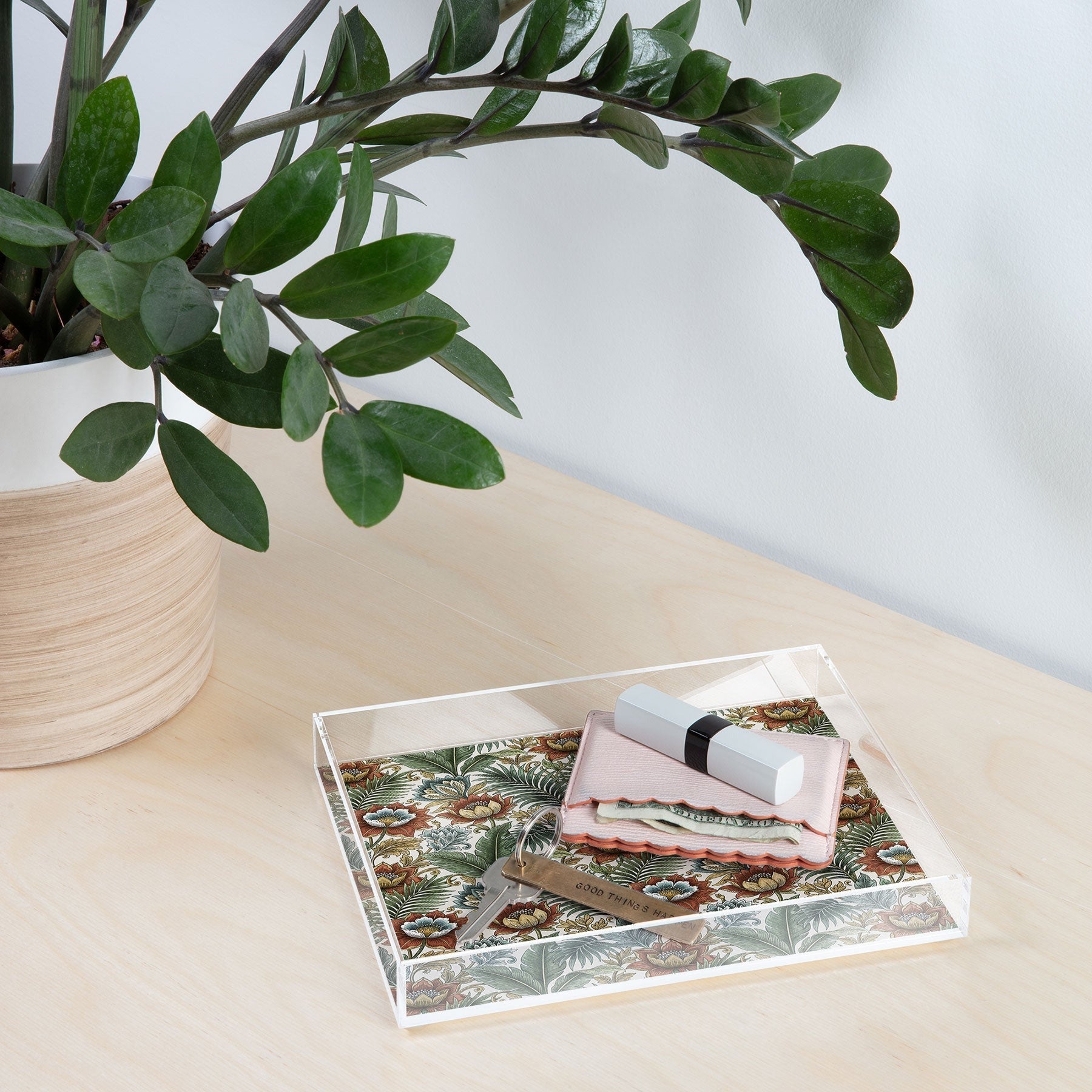 Marta Barragan Camarasa Retro Jungle Garden Acrylic Tray