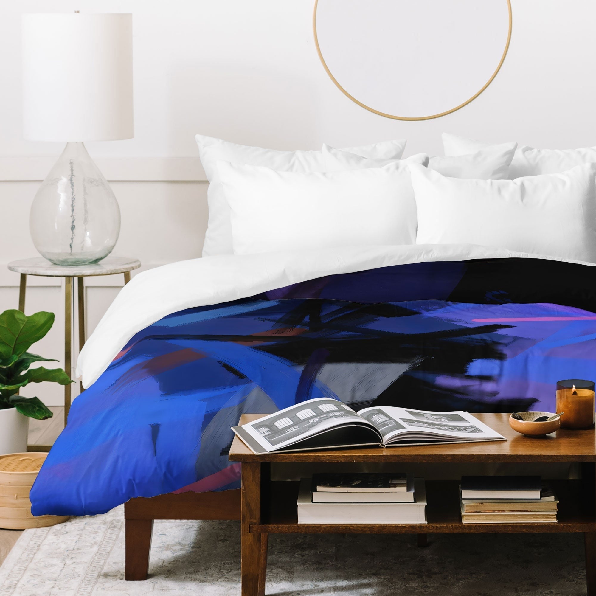 83 Oranges Midnight Sparks Duvet Cover