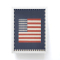 DENY Designs Gingham Flag Framed Mini Art Print