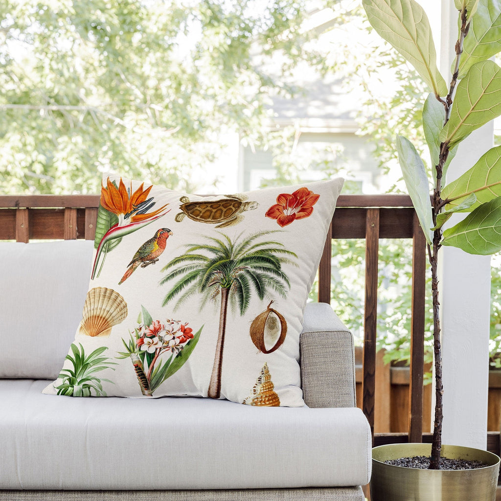 Gal Design Hawaii Collection Outdoor Throw Pillow