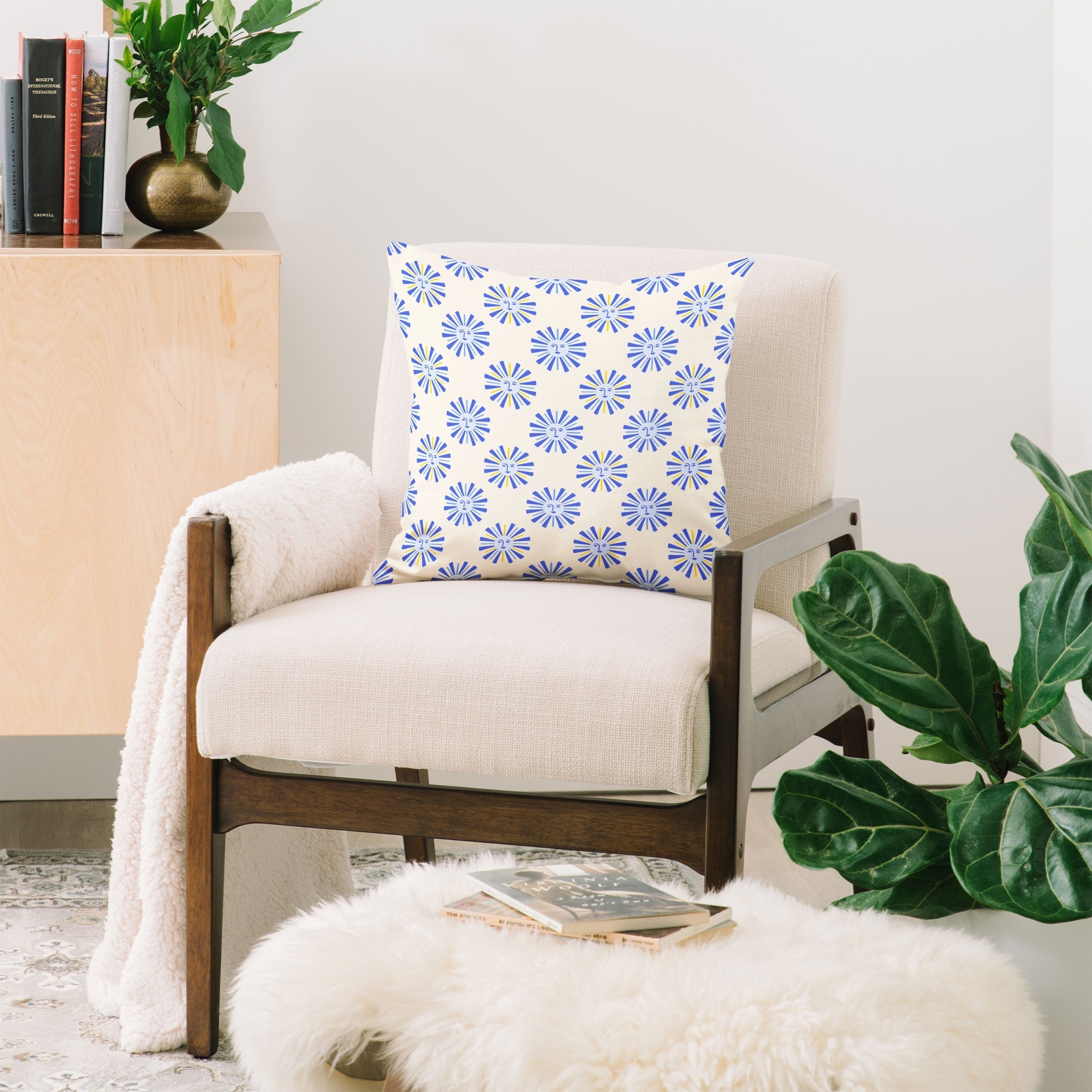 Design by Spark Dolce Vita Radial Sun Throw Pillow