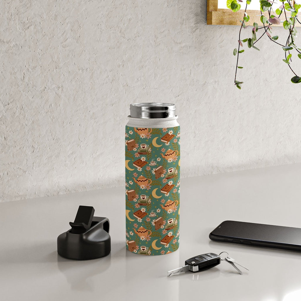 Avenie Moonlit Reading Nook I Water Bottle