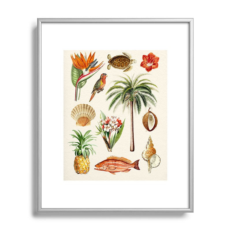 Gal Design Hawaii Collection Metal Framed Art Print