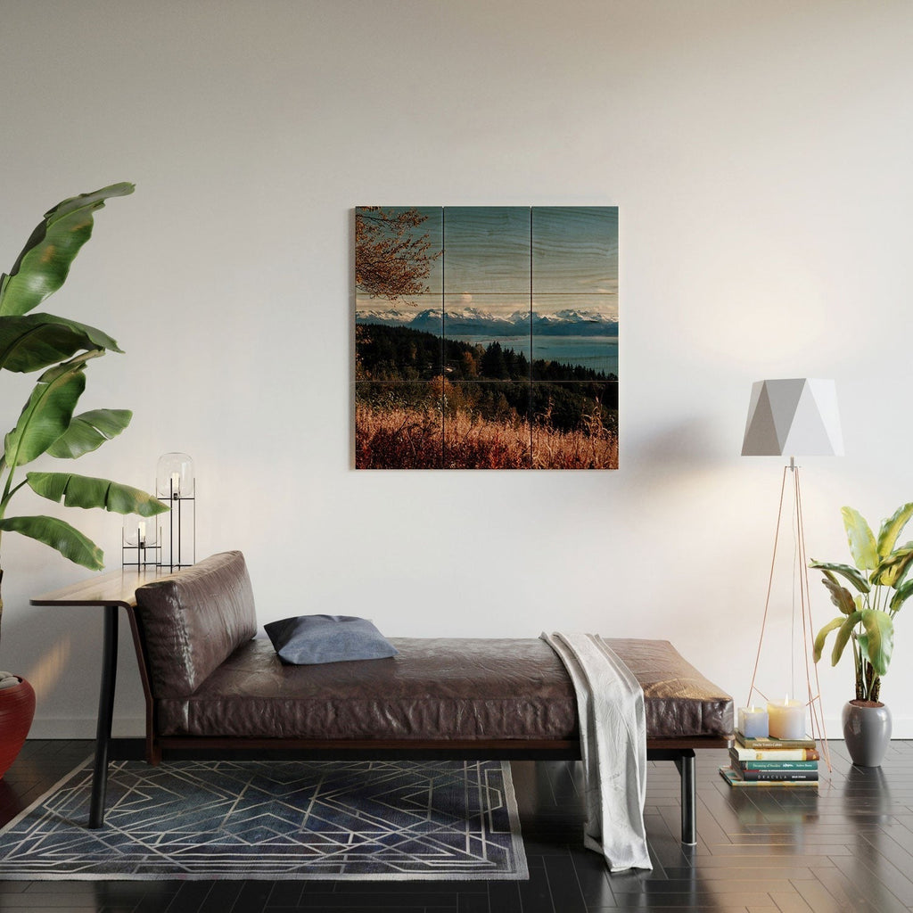 Hannah Kemp Homer Wood Wall Mural