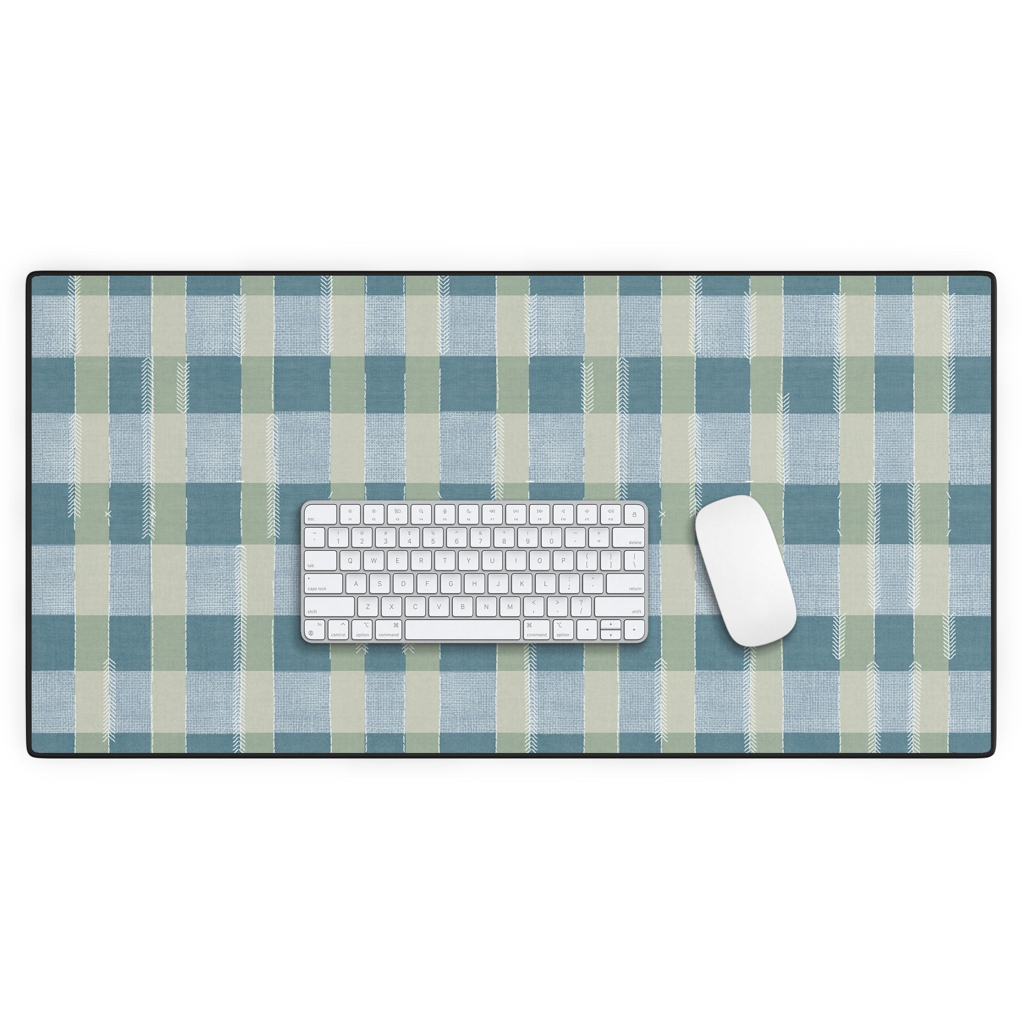 Marta Barragan Camarasa Country Style Checks Desk Mat