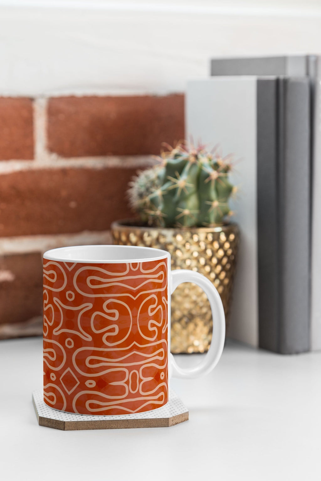 Mirimo Venexiana Burnt Orange Coffee Mug