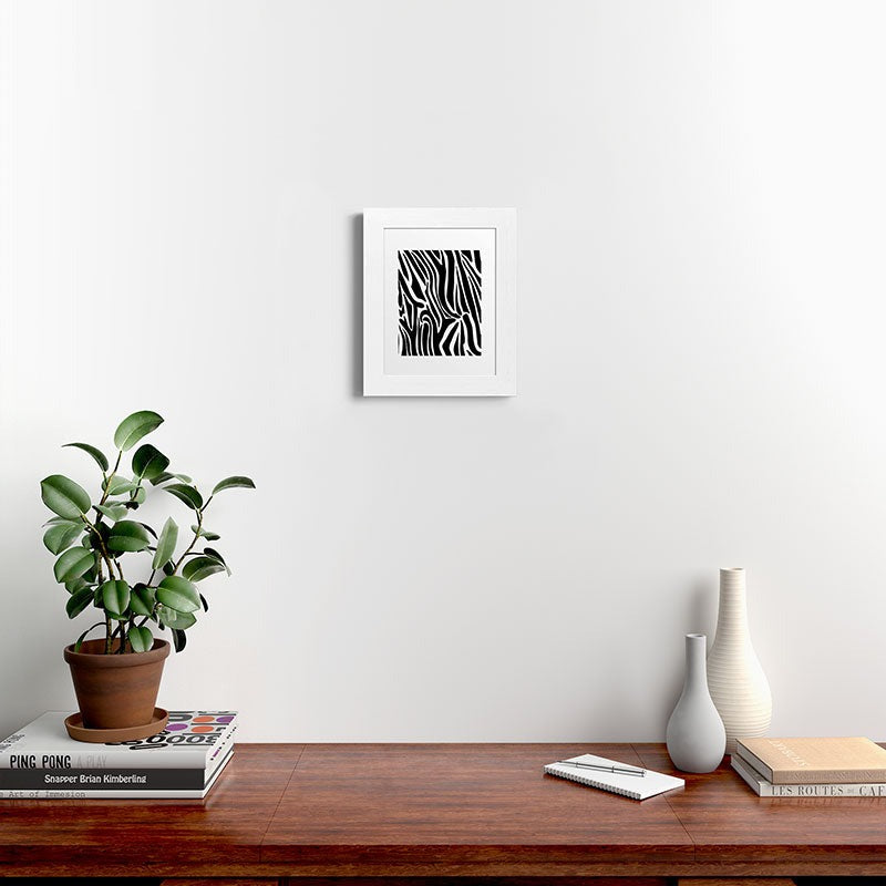 Jennifer Labre Wild Zebra Framed Art Print