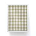 Menina Lisboa Rustic Green Plaid Framed Mini Art Print