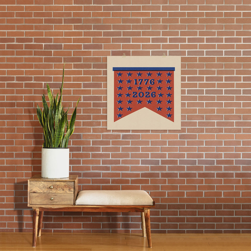 DENY Designs Star Banner Art Print