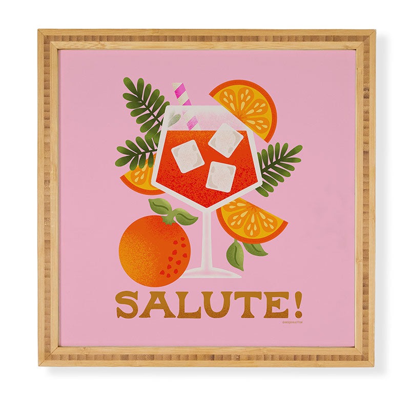 Jessica Molina Orange Spritz Framed Wall Art