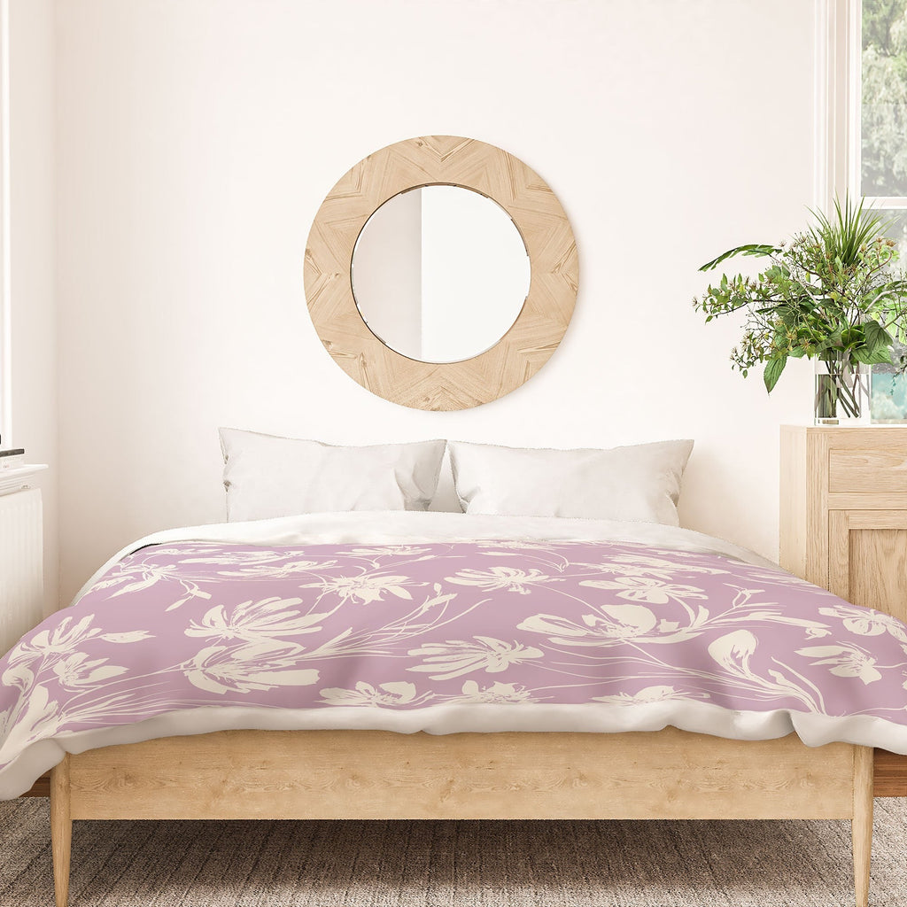 Gabriela Fuente Martine Lilac Duvet Cover
