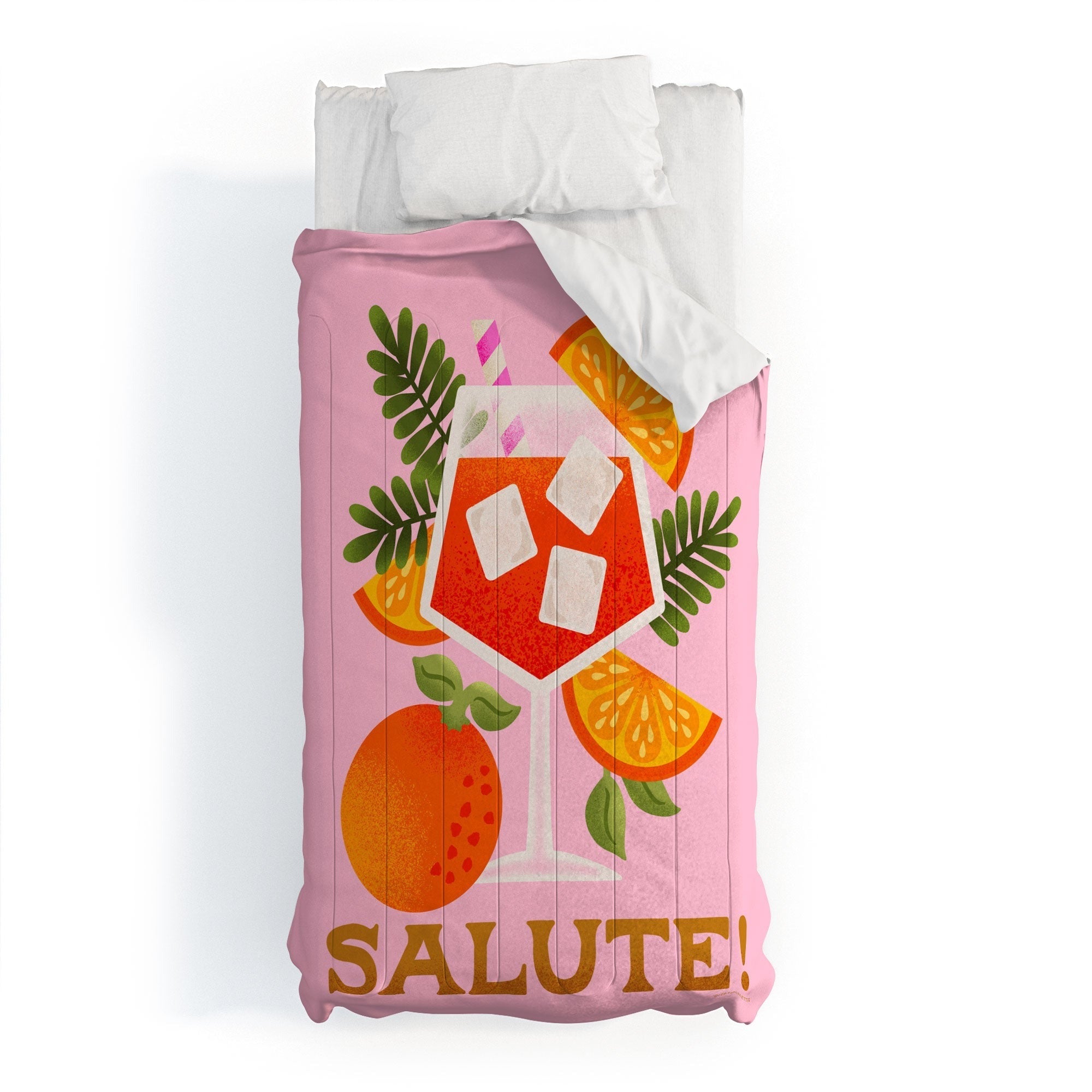 Jessica Molina Orange Spritz Comforter