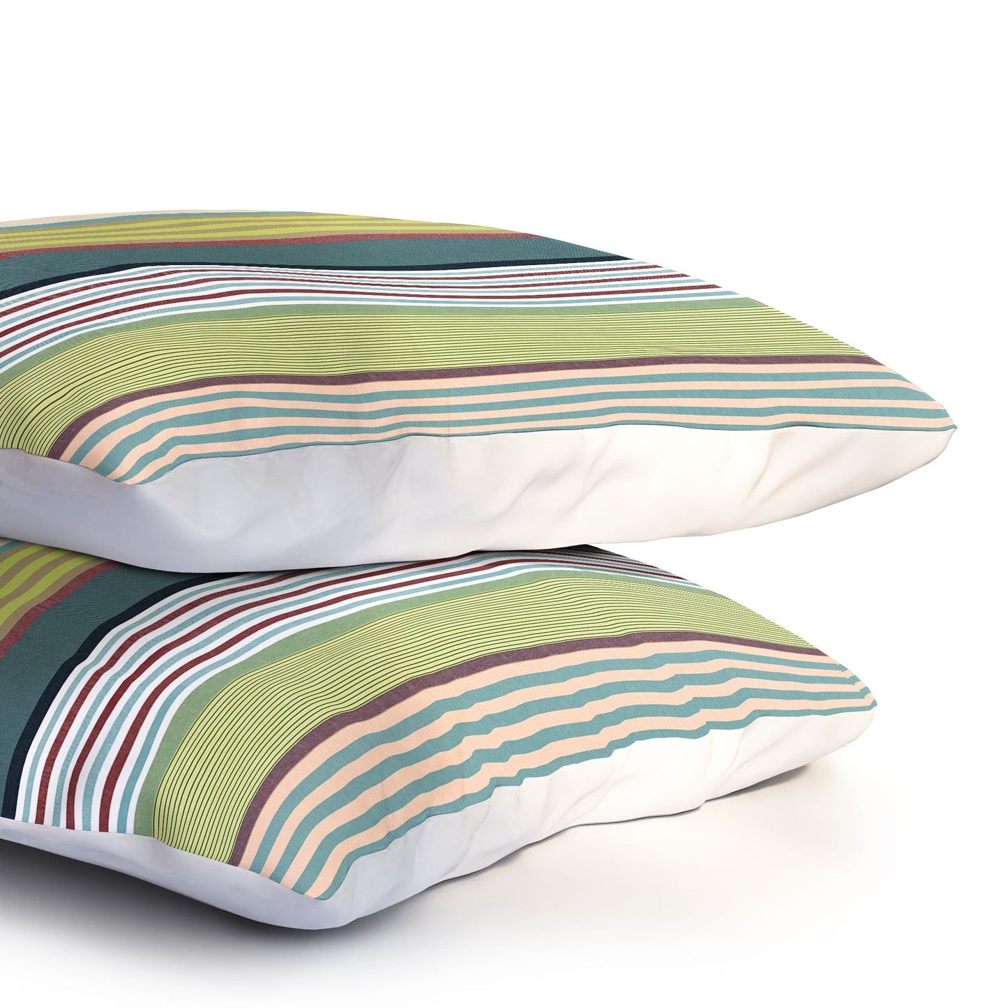 Marta Barragan Camarasa Colorful Stripe Delight Pillow Shams