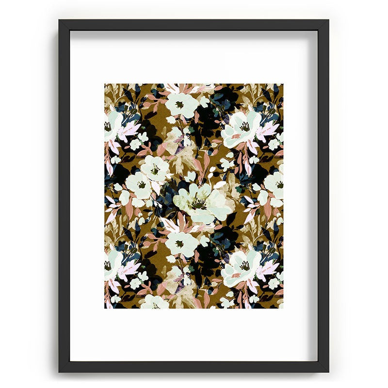 Marta Barragan Camarasa Romantic Floral Fusion Recessed Framing Rectangle