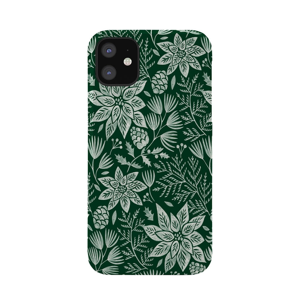 Pimlada Phuapradit Christmas Poinsettia Phone Case