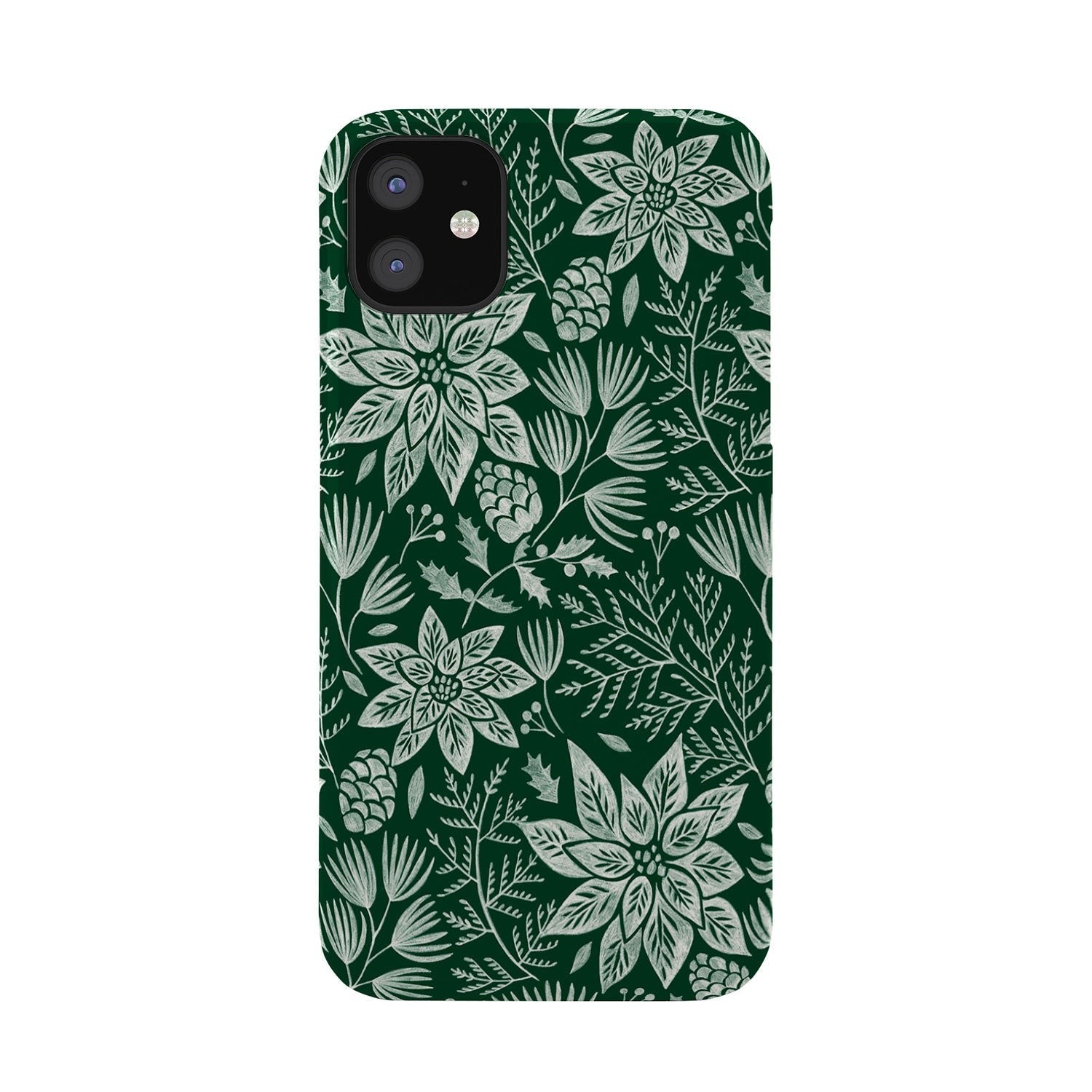 Pimlada Phuapradit Christmas Poinsettia Phone Case