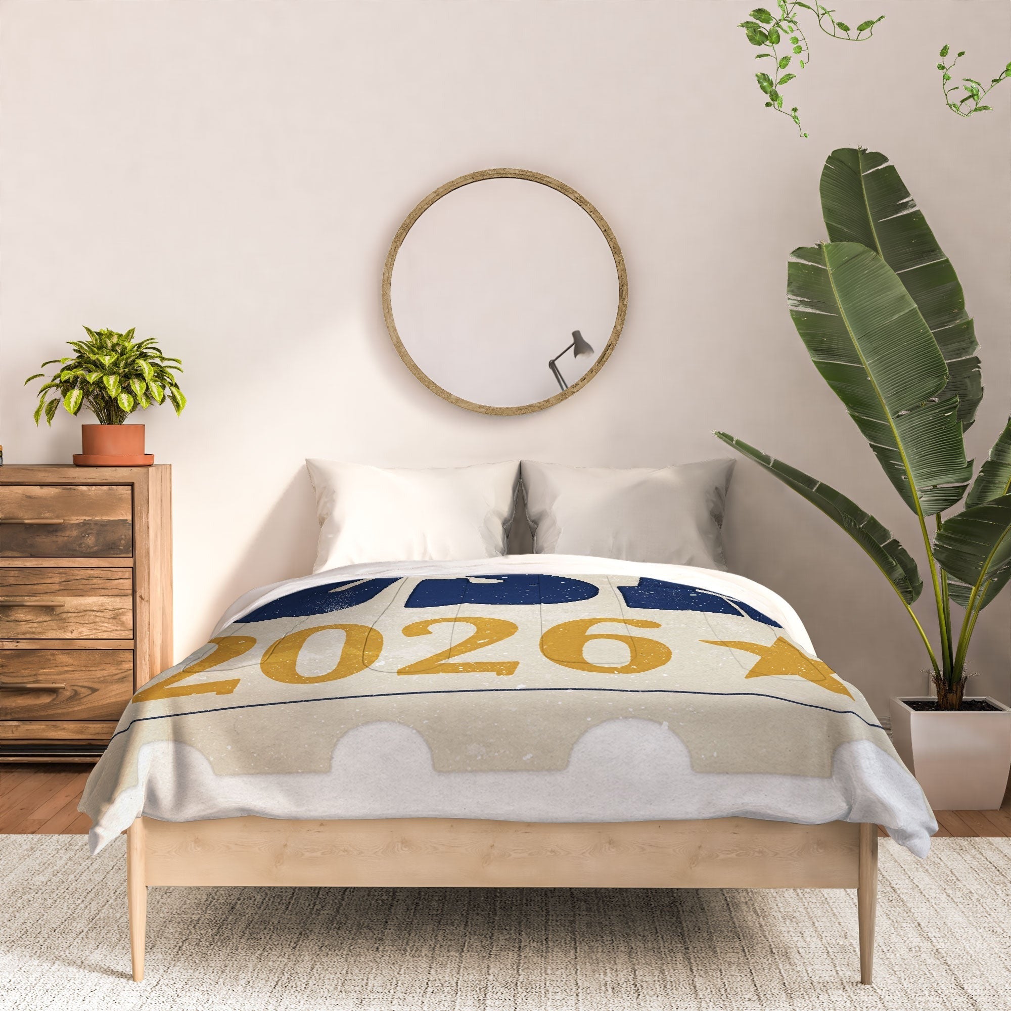 DENY Designs USA Stamp Comforter