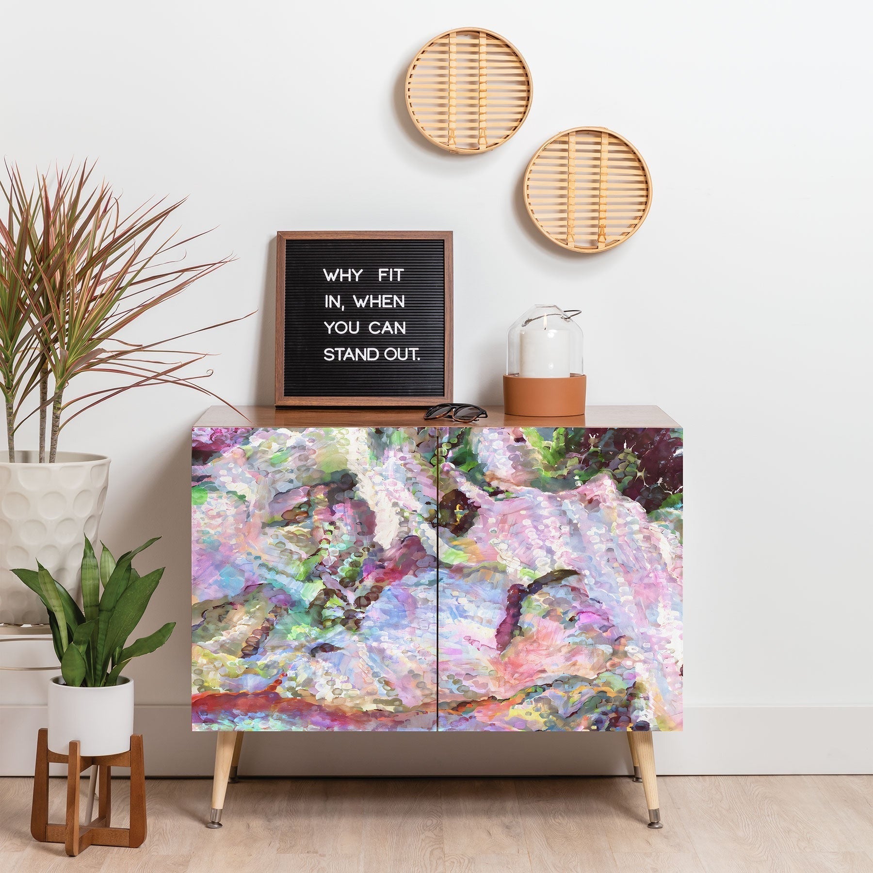 83 Oranges Sequin Haze Credenza