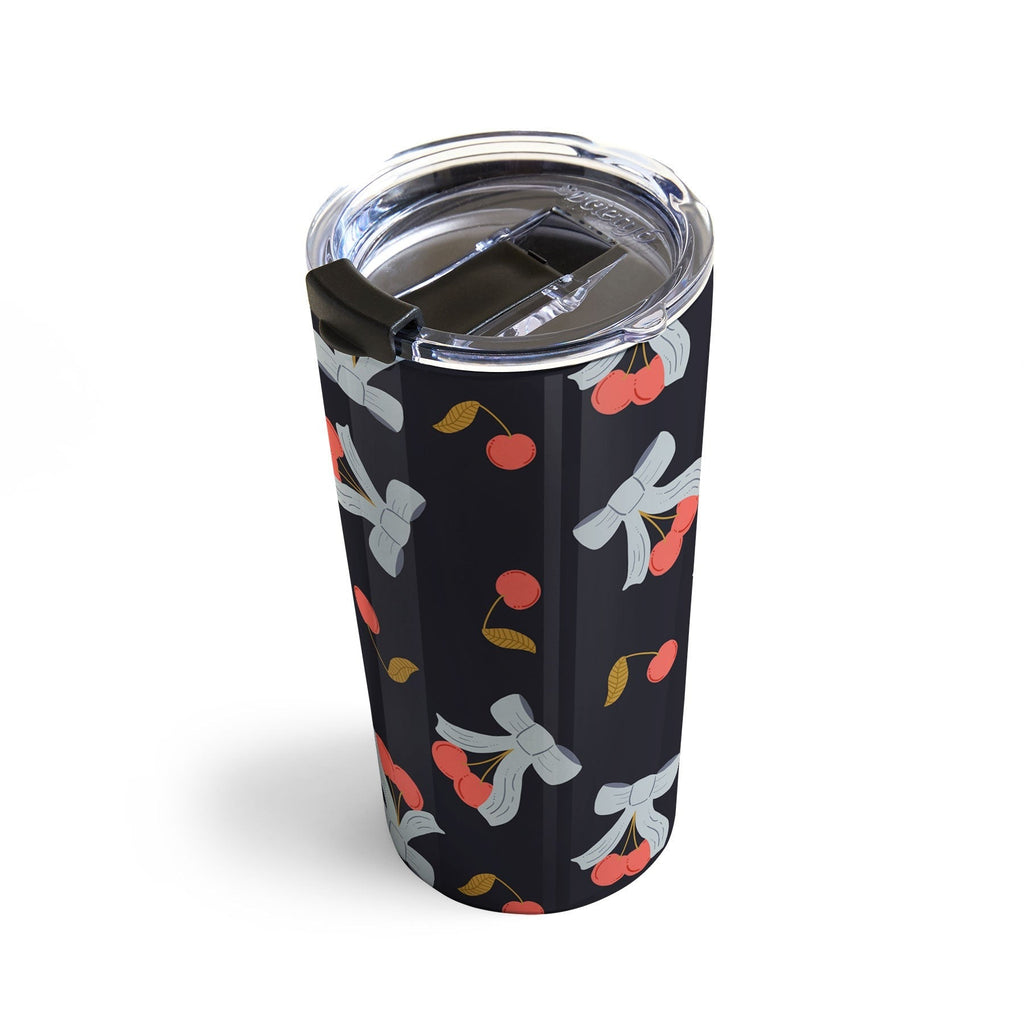Jennifer Labre Cherries and Bows Travel Mug