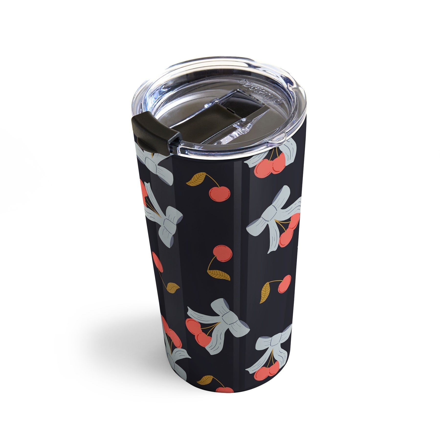 Jennifer Labre Cherries and Bows Travel Mug