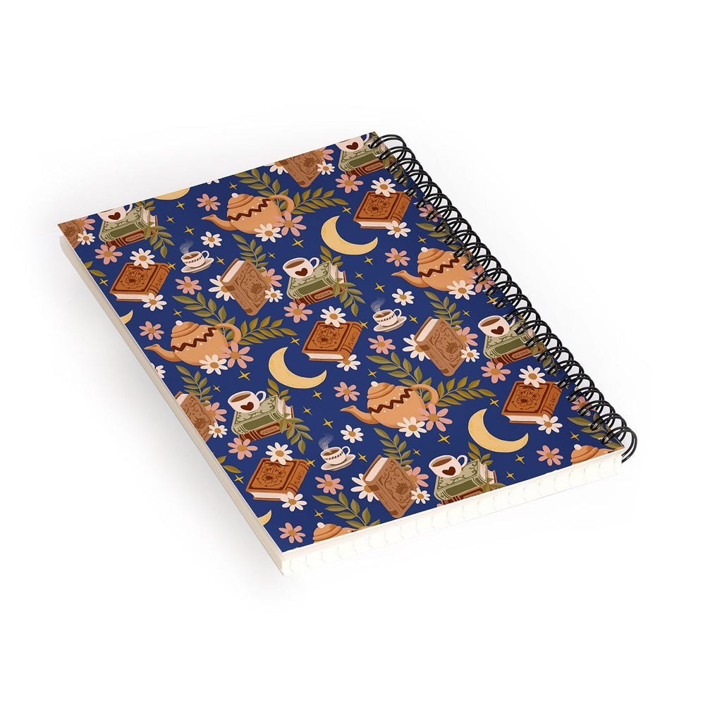 Avenie Moonlit Reading Nook II Spiral Notebook