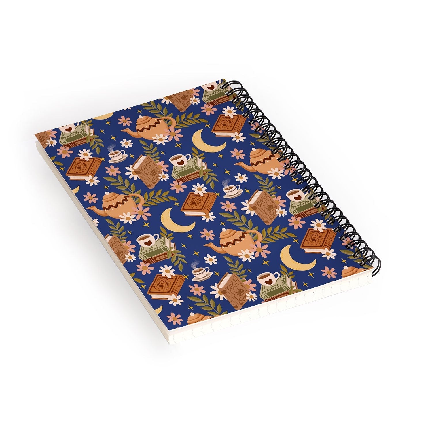 Avenie Moonlit Reading Nook II Spiral Notebook