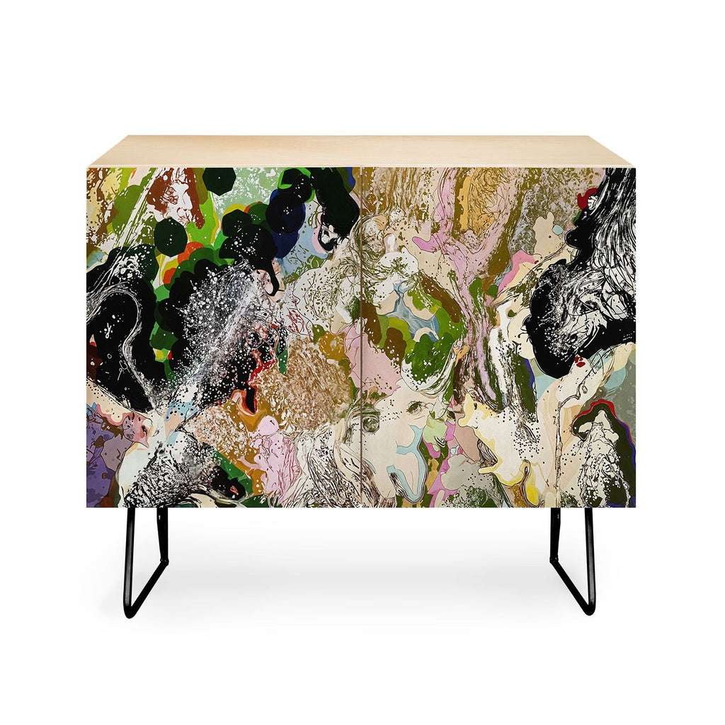 83 Oranges Echoes Beneath the Surface Credenza
