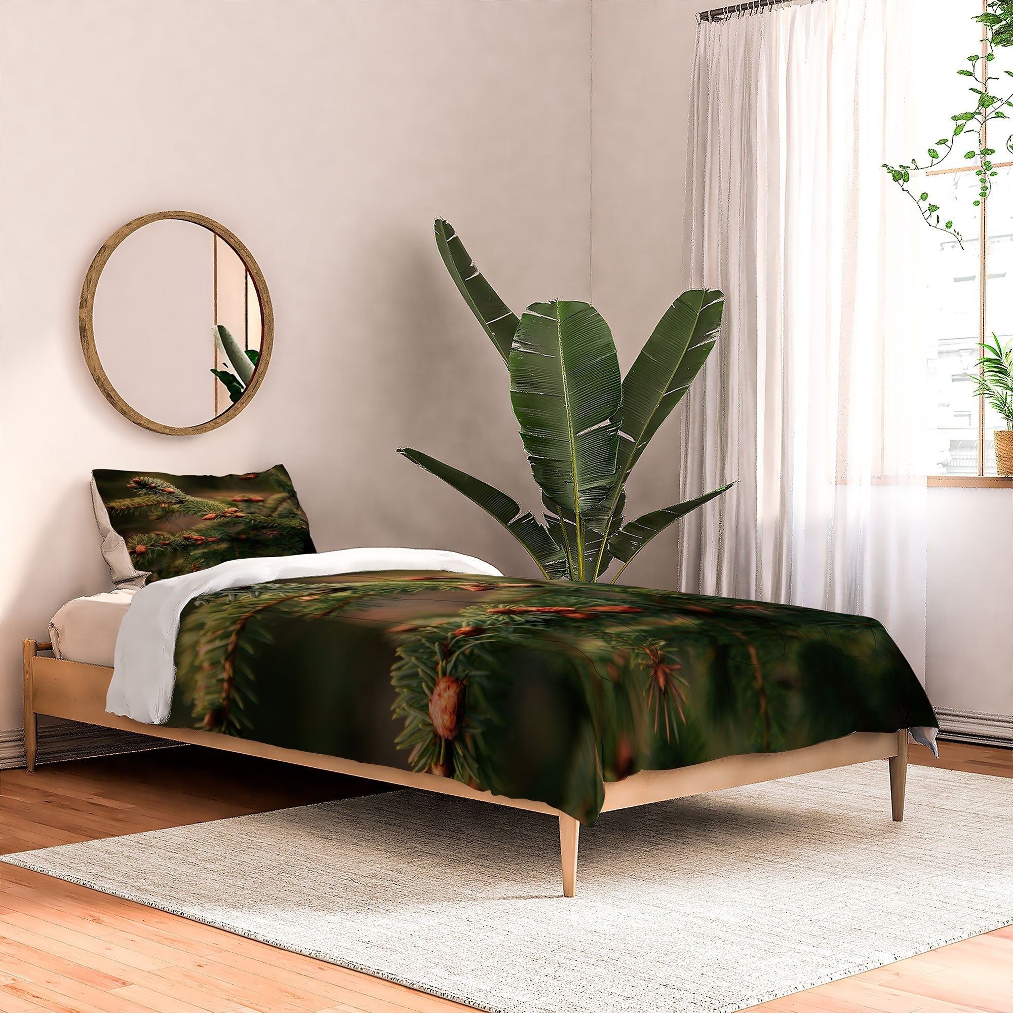 Hannah Kemp Spruce Tips Comforter