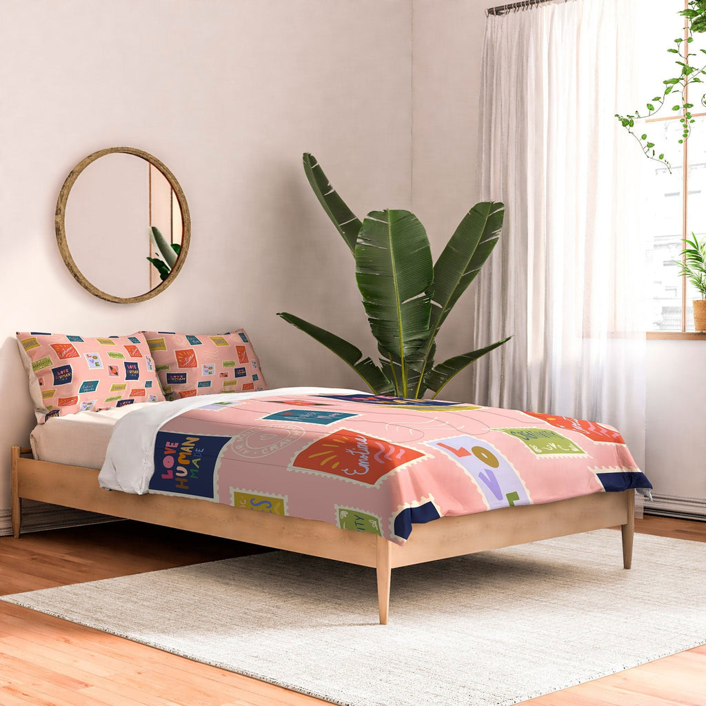 Design by Spark Love Human Made Stamps Comforter