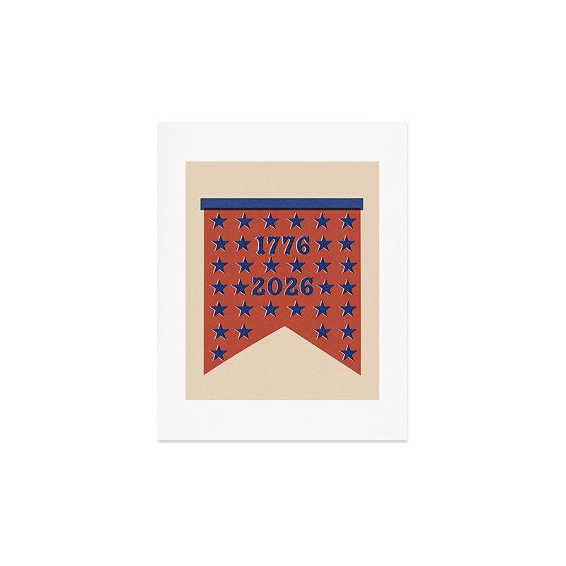 DENY Designs Star Banner Art Print