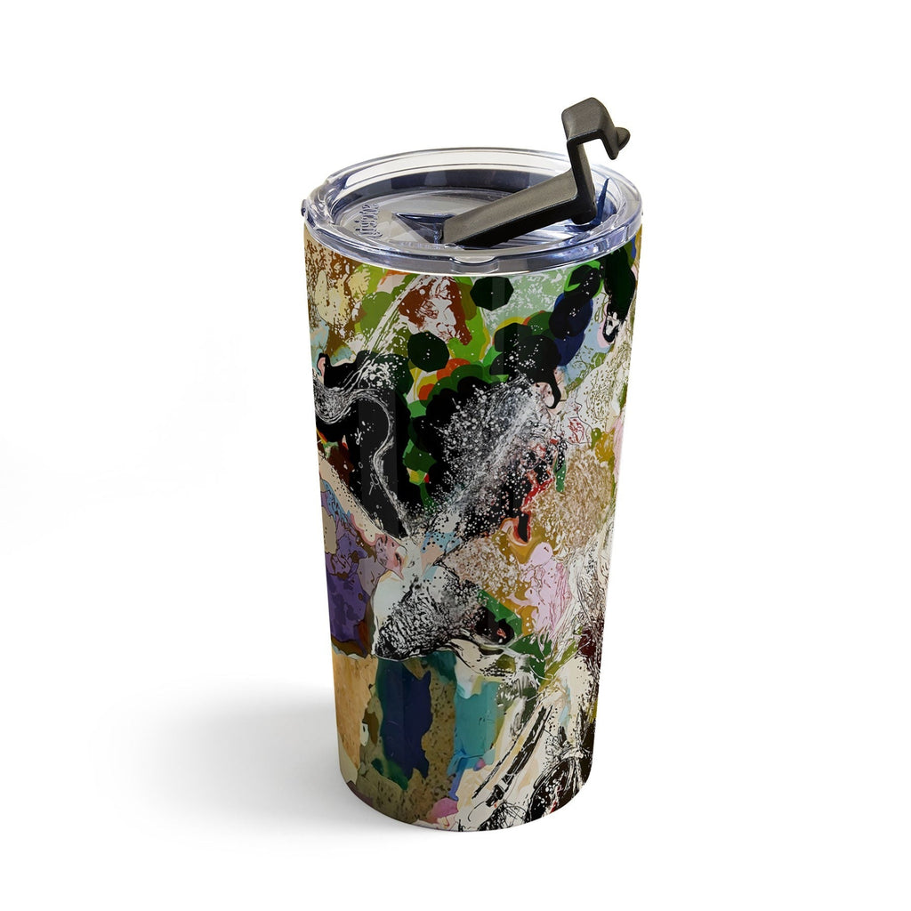 83 Oranges Echoes Beneath the Surface Travel Mug