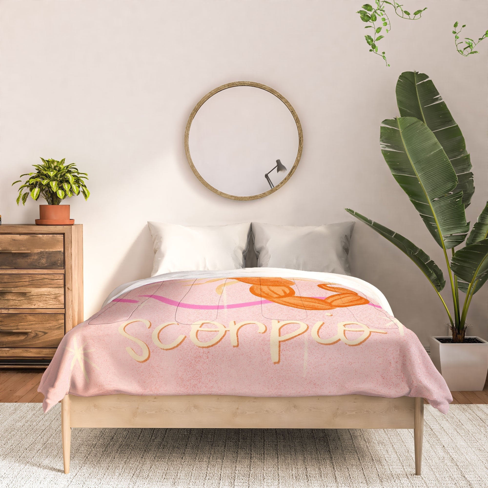 Little Om Zodiac Sign Scorpio Comforter