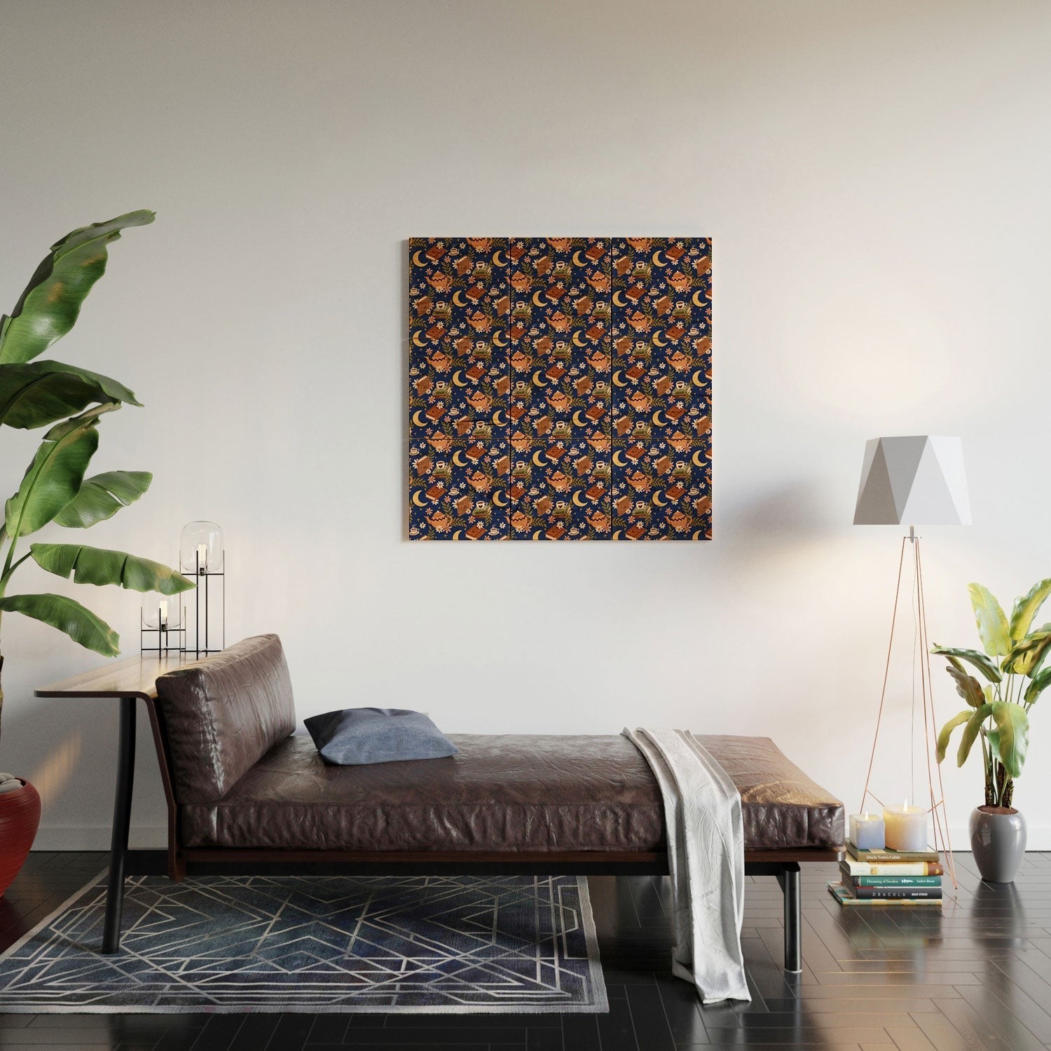 Avenie Moonlit Reading Nook II Wood Wall Mural