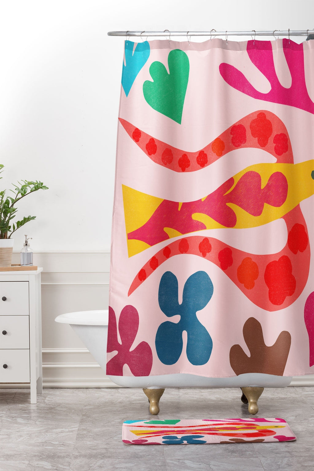 Garima Dhawan Cutouts 49 Memory Foam Bath Mat