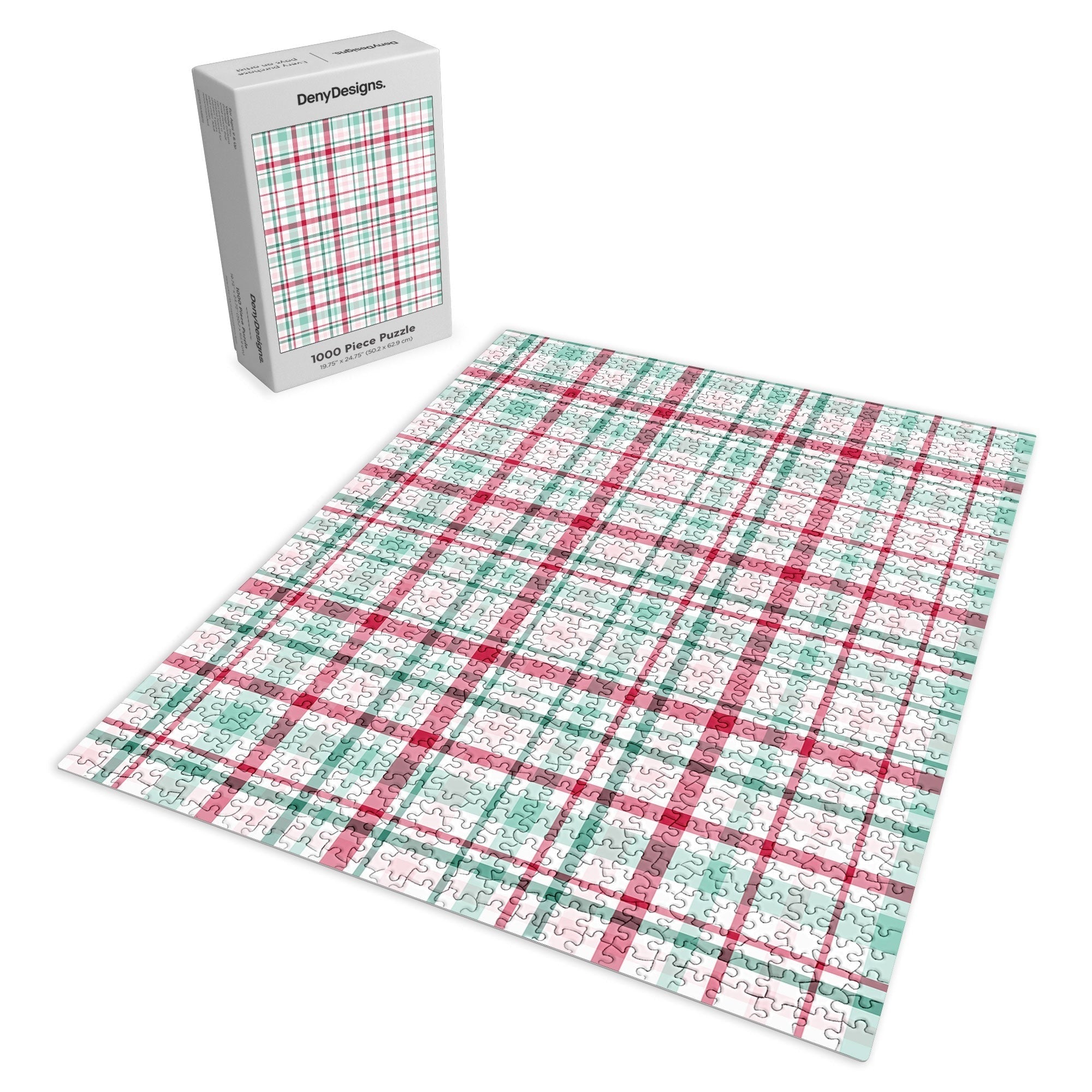 Lisa Argyropoulos Merry Vintage Plaid Puzzle