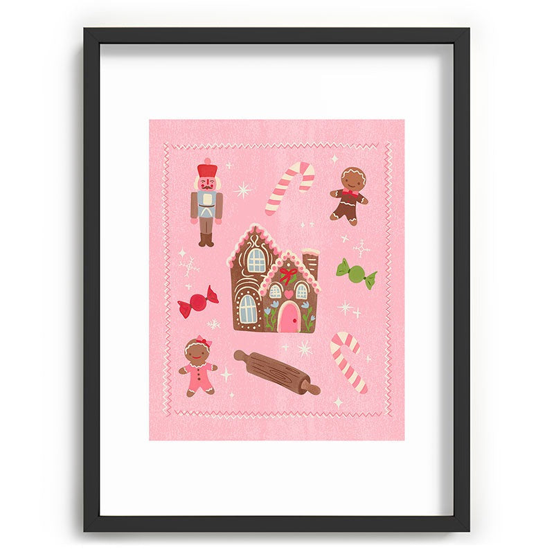 carriecantwell Sweet Christmas Holidays Recessed Framing Rectangle