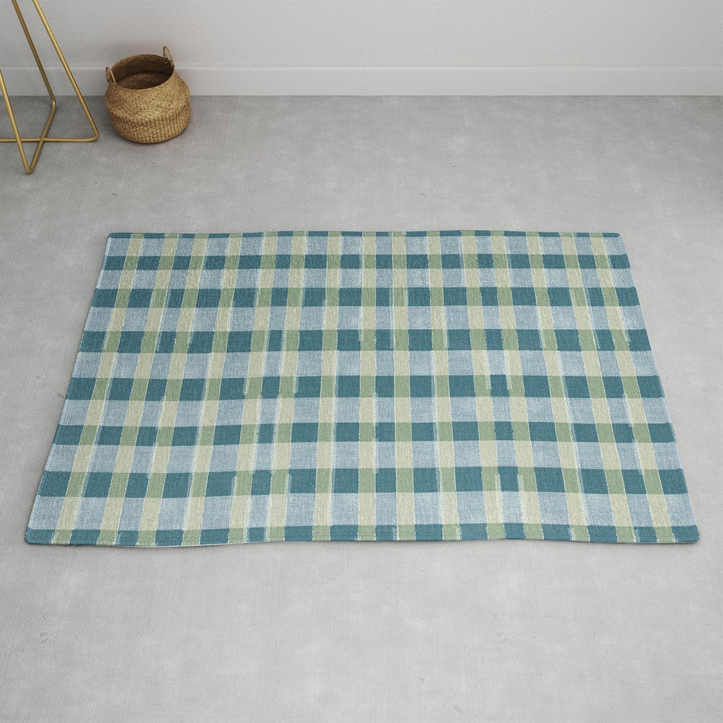 Marta Barragan Camarasa Country Style Checks Area Rug