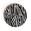Jennifer Labre Wild Zebra Cutting Board Round