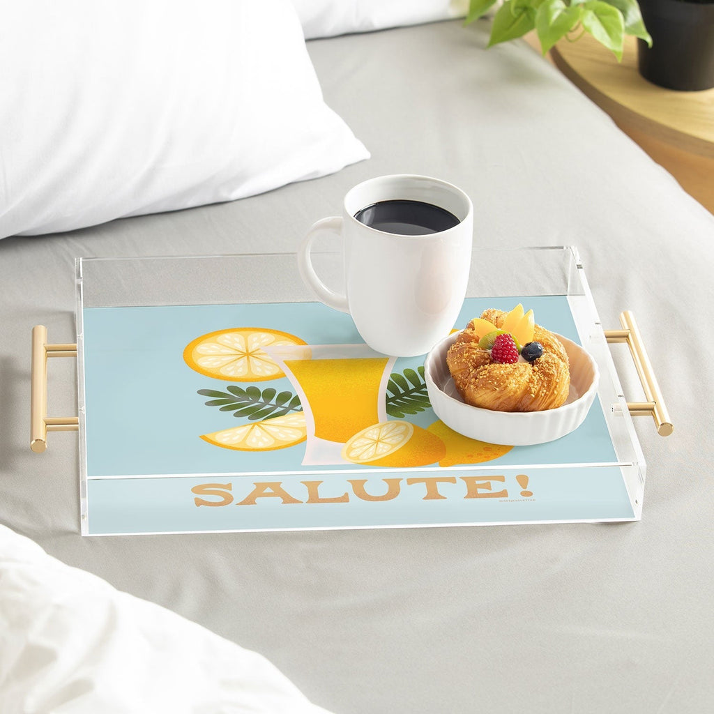 Jessica Molina Limoncello Cocktail Acrylic Tray