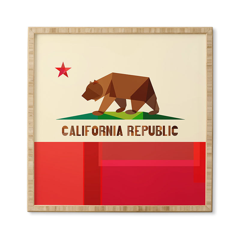 Fimbis California Framed Wall Art