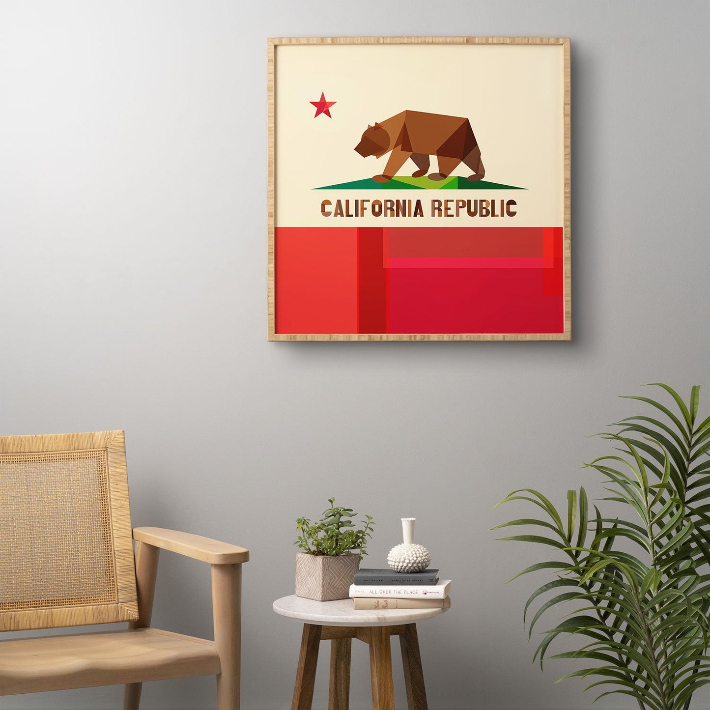 Fimbis California Framed Wall Art